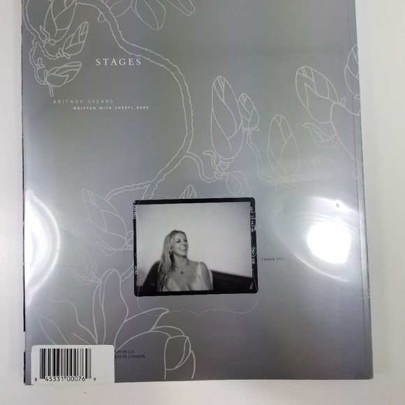Britney Spears Stages new book original sealed - Picture 5 of 5